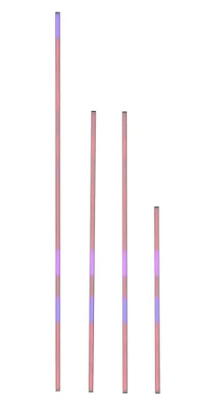 Nolo LED-Akustikpaneelbeleuchtung Line weiß