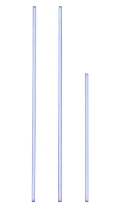 Nolo LED-Akustikpaneelbeleuchtung Line H: ca. 75 cm