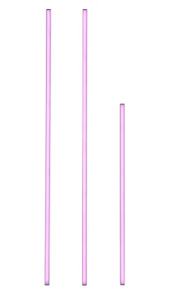 Nolo LED-Akustikpaneelbeleuchtung Line H: ca. 75 cm