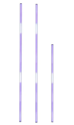 Nolo LED-Akustikpaneelbeleuchtung Line H: ca. 75 cm