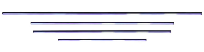 Nolo LED-Akustikpaneelbeleuchtung Line H: ca. 100 cm