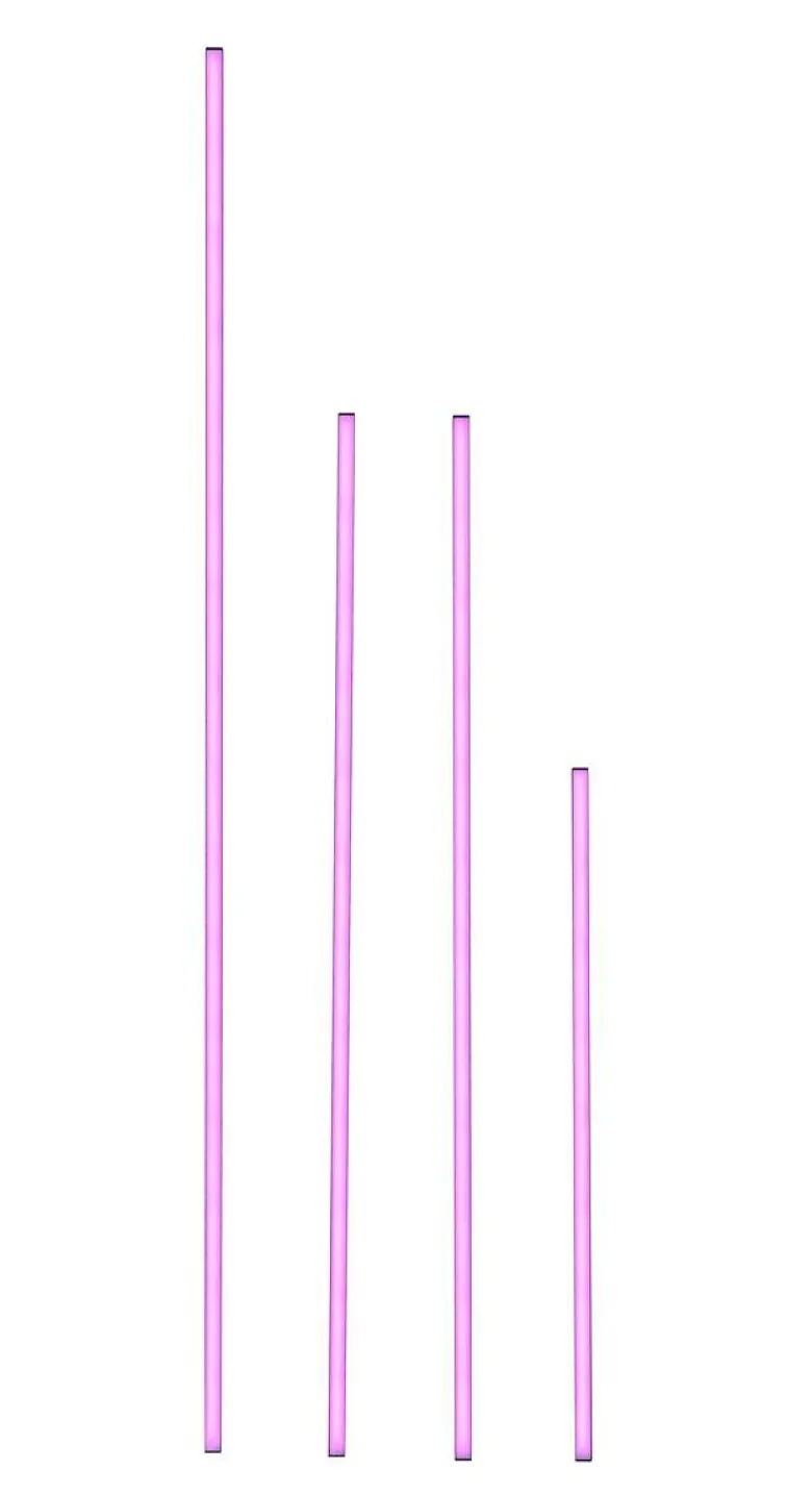 Nolo LED-Akustikpaneelbeleuchtung Line H: ca. 100 cm