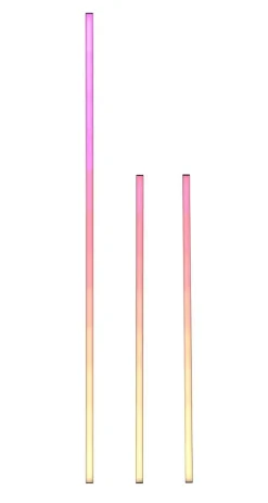 Nolo LED-Akustikpaneelbeleuchtung Line H: ca. 75 cm