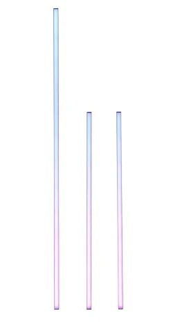 Nolo LED-Akustikpaneelbeleuchtung Line H: ca. 75 cm