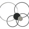 Nolo LED-Deckenleuchte Big schwarz Aluminium B/H/L: ca. 64x11x80 cm