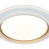 Nolo LED-Deckenleuchte Disc silber Kunststoff B/H/T: ca. 46x46x5 cm