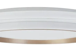 Nolo LED-Deckenleuchte Disc silber Kunststoff B/H/T: ca. 46x46x5 cm