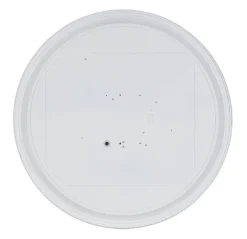 Nolo LED-Deckenleuchte Disc silber Kunststoff B/H/T: ca. 46x46x5 cm