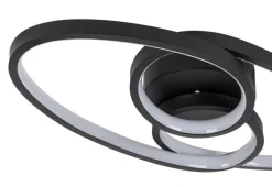 Nolo LED-Deckenleuchte Dual schwarz Metall B/H/L: ca. 21x8x45 cm