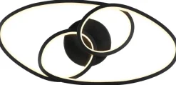 Nolo LED-Deckenleuchte Dual schwarz Metall B/H/L: ca. 21x8x45 cm