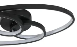 Nolo LED-Deckenleuchte Dual schwarz Metall B/H/L: ca. 21x8x45 cm
