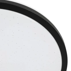Nolo LED-Deckenleuchte Hela schwarz Kunststoff H/D: ca. 4,3x25 cm