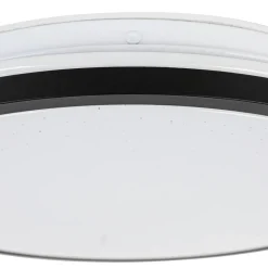 Nolo LED-Deckenleuchte Hela schwarz Kunststoff H/D: ca. 4,3x25 cm