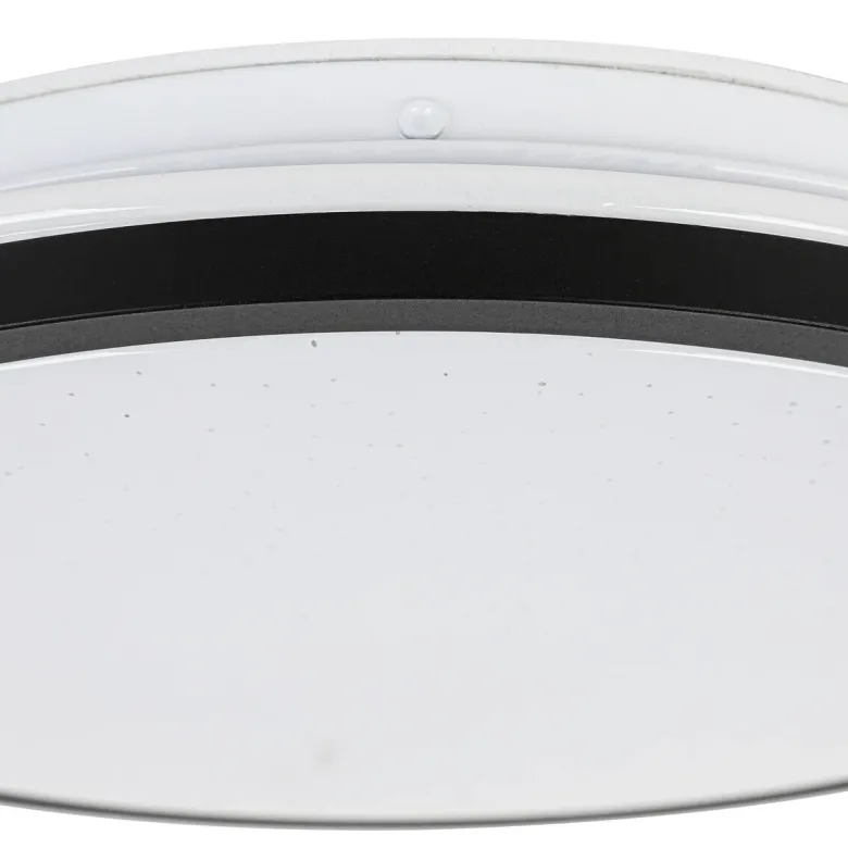 Nolo LED-Deckenleuchte Hela schwarz Kunststoff H/D: ca. 4,3x25 cm