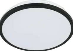 Nolo LED-Deckenleuchte Hela schwarz Kunststoff H/D: ca. 4,3x25 cm