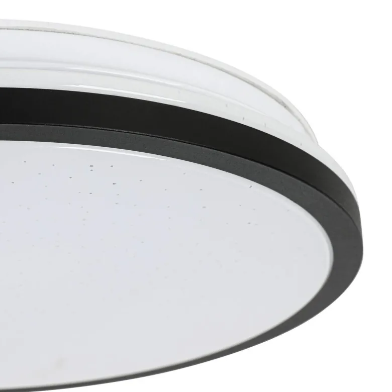 Nolo LED-Deckenleuchte Hela schwarz Kunststoff H/D: ca. 4,3x25 cm