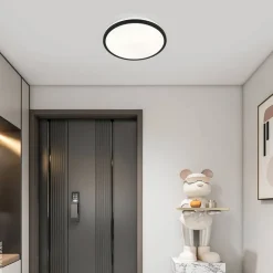 Nolo LED-Deckenleuchte Hela schwarz Kunststoff H/D: ca. 4,3x25 cm