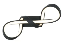 Nolo LED Deckenleuchte Jonathan schwarz Kunststoff Metall B/H/L: ca. 12x16x40 cm 1 Brennstellen
