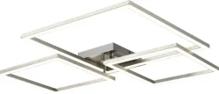 Nolo LED-Deckenleuchte Triple Metall Kunststoff B/H/L: ca. 48x7,5x58 cm