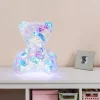 Nolo LED-Dekoleuchte Bear transparent Kunststoff B/H/L: ca. 32x40x29 cm