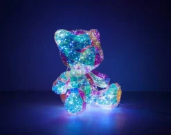 Nolo LED-Dekoleuchte Bear transparent Kunststoff B/H/L: ca. 32x40x29 cm