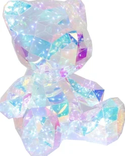 Nolo LED-Dekoleuchte Bear transparent Kunststoff B/H/L: ca. 32x40x29 cm