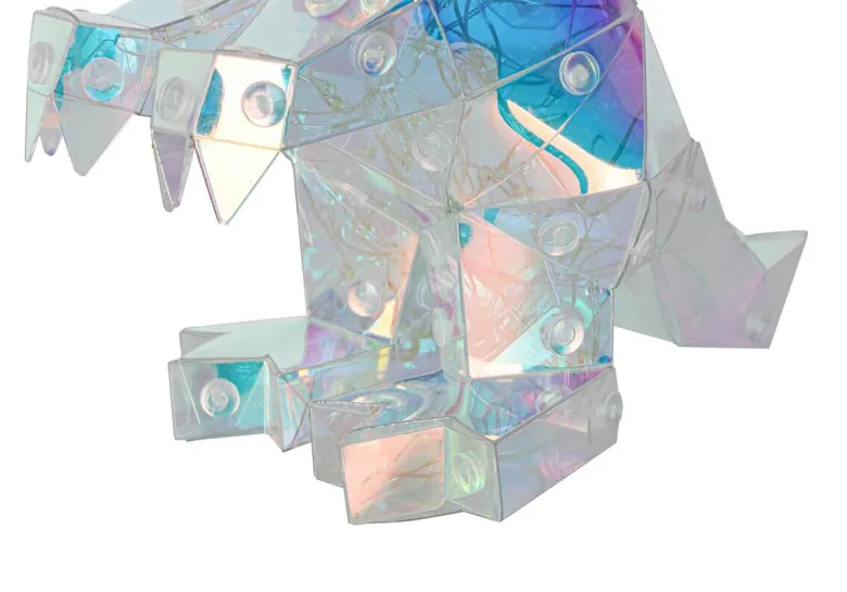 Nolo LED-Dekoleuchte Dino transparent pearl B/H/T: ca. 18,5x15x8 cm