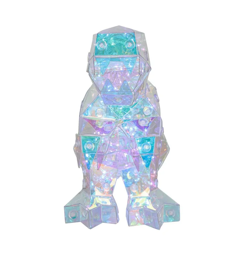Nolo LED-Dekoleuchte Dino transparent pearl B/H/T: ca. 18,5x15x8 cm