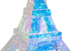 Nolo LED-Dekoleuchte Eiffelturm transparent