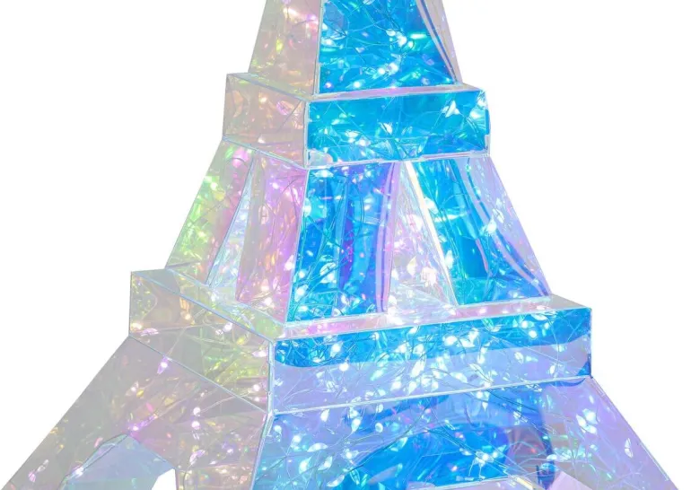 Nolo LED-Dekoleuchte Eiffelturm transparent