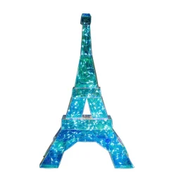 Nolo LED-Dekoleuchte Eiffelturm transparent