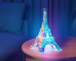 Nolo LED-Dekoleuchte Eiffelturm transparent