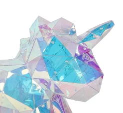 Nolo LED-Dekoleuchte Einhorn transparent Kunststoff