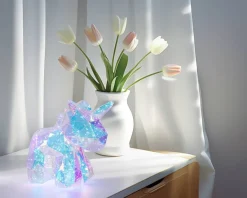 Nolo LED-Dekoleuchte Einhorn transparent Kunststoff