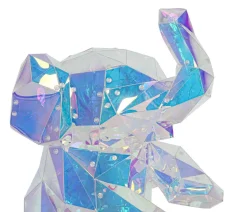 Nolo LED-Dekoleuchte Elefant transparent