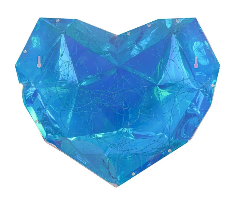 Nolo LED-Dekoleuchte Heart transparent B/H/T: ca. 45x9x38 cm