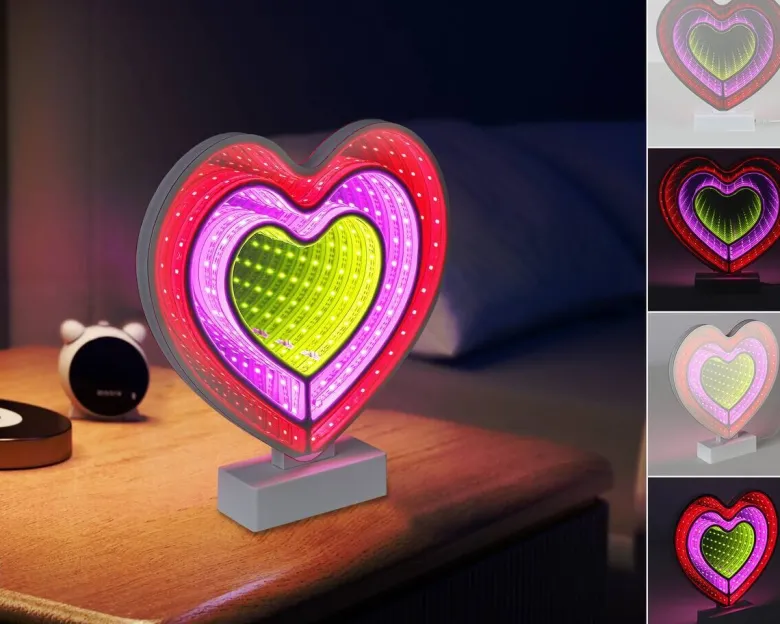Nolo LED-Infinityleuchte Romeo B/H/T: ca. 24,1x25,5x4,5 cm