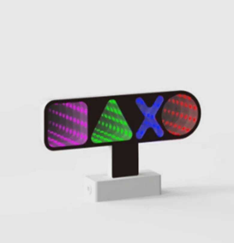 Nolo LED-Infinityleuchte weiß B/H/T: ca. 25,4x4,5x15 cm