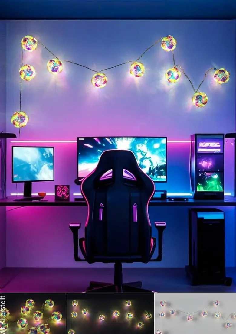 Nolo LED-Lichterkette String transparent B/H/T: ca. 165x5x4 cm