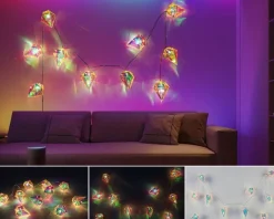 Nolo LED-Lichterkette String transparent B/H/T: ca. 165x5x4 cm