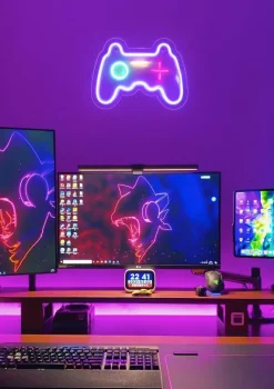 Nolo LED-Neon_Wandleuchte Play Acryl B/H/L: ca. 22x1,6x30 cm