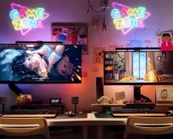 Nolo LED-Neon_Wandleuchte Zone Acryl B/H/L: ca. 34x1,6x35 cm