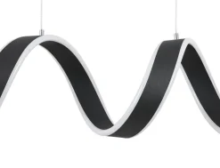 Nolo LED-Pendelleuchte Gabriella schwarz Metall Kunststoff B/H/L: ca. 18x120x92 cm