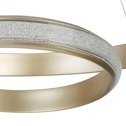 Nolo LED-Pendelleuchte Shine champagner B/H/T: ca. 50x120x50 cm