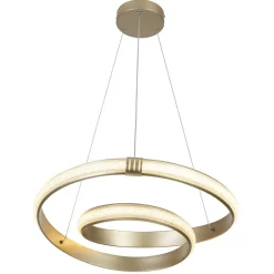 Nolo LED-Pendelleuchte Shine champagner B/H/T: ca. 50x120x50 cm