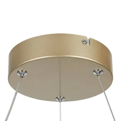 Nolo LED-Pendelleuchte Shine champagner B/H/T: ca. 50x120x50 cm
