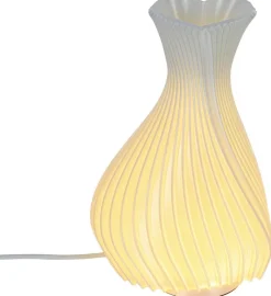 Nolo LED-Tischleuchte Ariane weiß B/H/T: ca. 11,4x11,4x18,5 cm