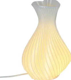 Nolo LED-Tischleuchte Ariane weiß B/H/T: ca. 11,4x11,4x18,5 cm