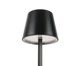 Nolo LED-Tischleuchte Bard schwarz Kunststoff B/H/T: ca. 11x26x11 cm
