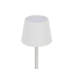 Nolo LED-Tischleuchte Benny weiß Kunststoff Metall B/H/T: ca. 11x26x11 cm 1 Brennstellen